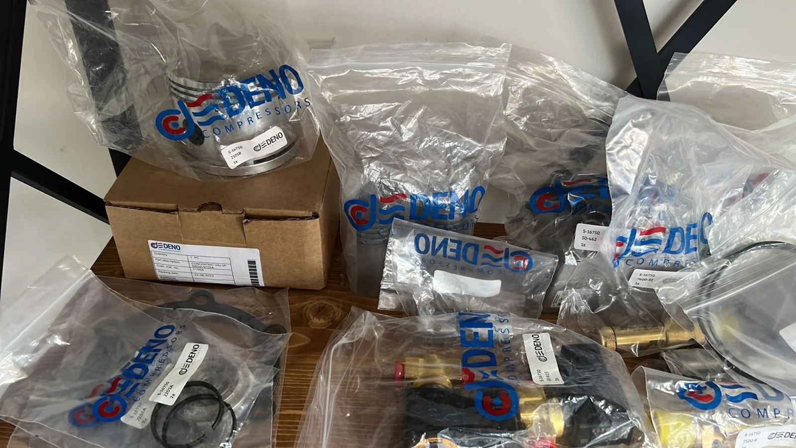 DENO L20 L25 compressor spare parts supply reference by Harbor Eagle
