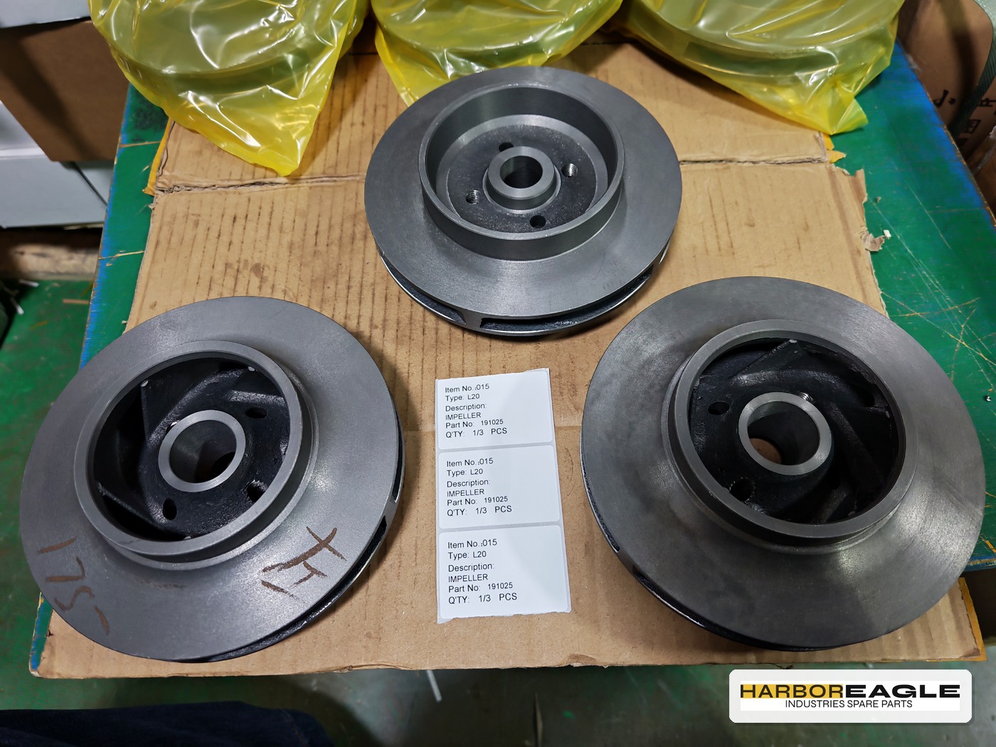Wartsila 6L20 impeller and water pump spare parts